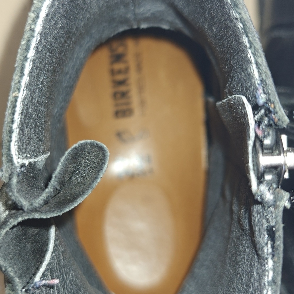 Birkenstock Black Leather Boot Size 37 - Picture 8 of 11